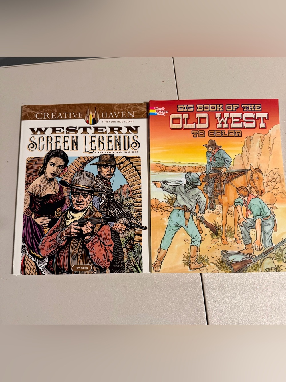 Western Themed Coloring Books NEW